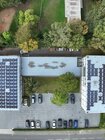 Luftaufnahme des Verbandsgebäudes des Bundesverbands Kalksandsteinindustrie in Hannover